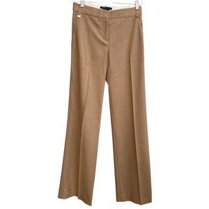 EUC BCBG MaxAzria Light Weight Wool Camel Dress Pants Trousers Slacks Women 0